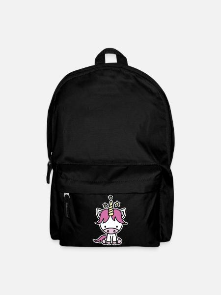 Cute unicorn for kids - Sac à dos - noir