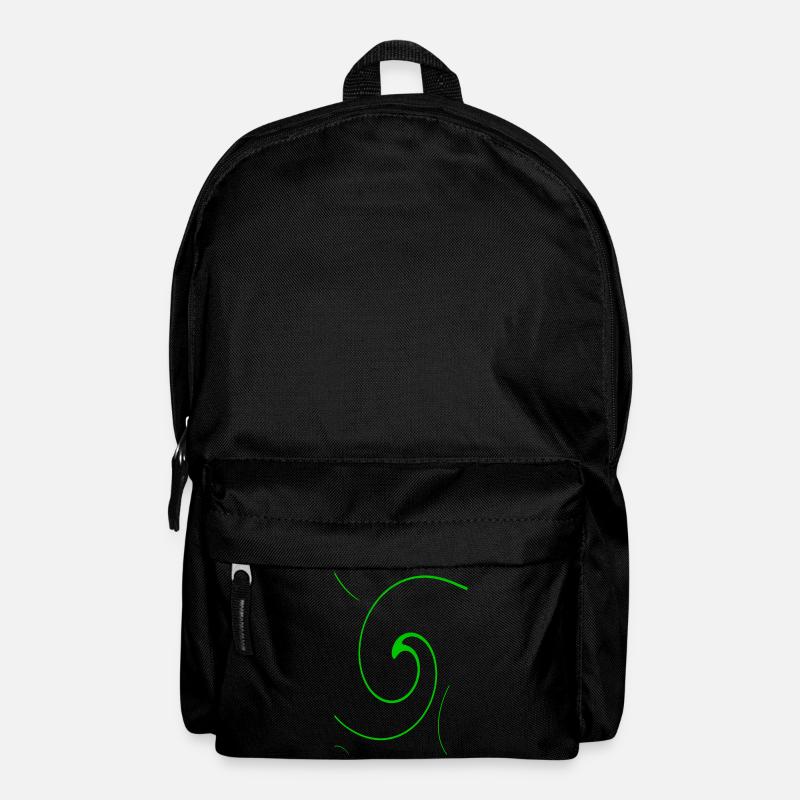 Neon Spirale - Rucksack - Schwarz
