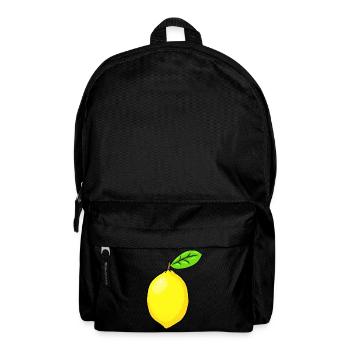 citron acide émotion émotion fruit citron - Sac à dos - noir - Devant