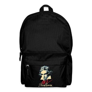 Beethoven (dark) - Backpack - black - Front