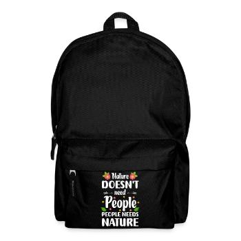 Nature Environmental Protection Mountains - Backpack - black - Front