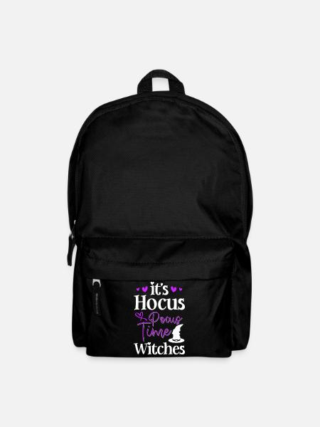 Hexe Halloween Besen - Rucksack - Schwarz