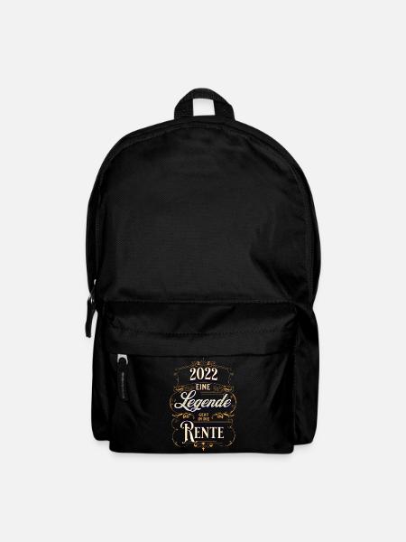 Rente 2022 eine Legende geht in die Rente - Rucksack - Schwarz