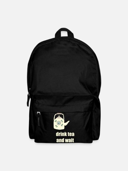 drink tea teekanne - Rucksack - Schwarz
