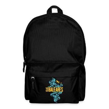 Balearic Islands Waves Pattern - Backpack - black - Front