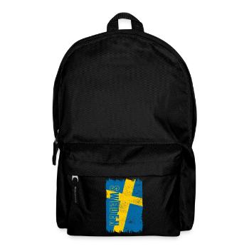 Sweden flag - Backpack - black - Front