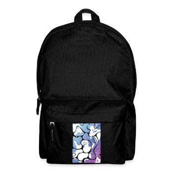 halloween ghosts - Backpack - black - Front