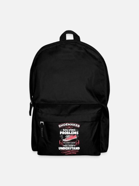Schuster Arbeit Handwerker Arbeiten - Rucksack - Schwarz