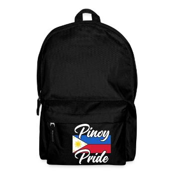 Flaggendesign für stolze Pinoys - Rucksack - Schwarz - Vorne