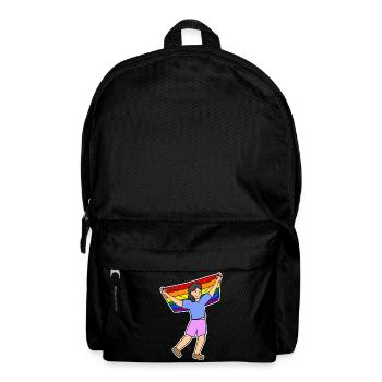 Parade Right-wing Gay Rainbow Flag Lgbt - Backpack - black - Front