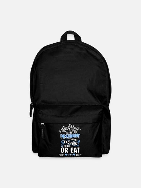Schwangerschaft - Rucksack - Schwarz