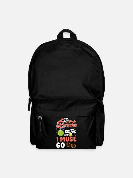 Strand Wellen Brise - Rucksack - Schwarz