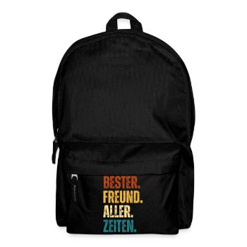 Bester Freund Aller Zeiten Valentinstag Geschenk - Rucksack - Schwarz - Vorne