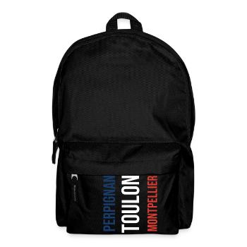 Perpignan - Toulon - Montpellier (Frankreich Trip) - Rucksack - Schwarz - Vorne