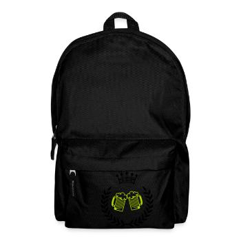 bier wappen 1 - Rucksack - Schwarz - Vorne