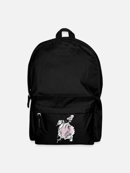 and heart - Backpack - black