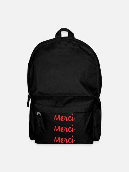 MERCI. MAÎTRESSE. MAÎTRE. MERCI MAÎTRESSE. CADEAU - Sac à dos - noir