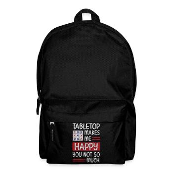 Spiel Nerd Spieler - Rucksack - Schwarz - Vorne