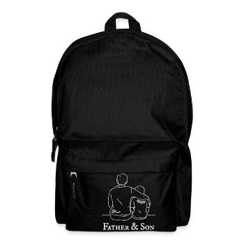 Vatertag Sohn Design - Rucksack - Schwarz - Vorne
