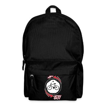 HEY HO - BICYCLE - LET'S GO! - Backpack - black - Front
