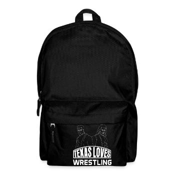 Texas wrestling design for proud Texas fans - Backpack - black - Front