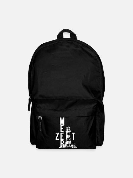 Meer Zeit - Rucksack - Schwarz