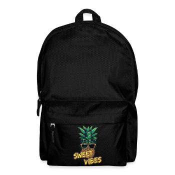 Ananas-Sonnenbrille Obst Retro-Stil für - Rucksack - Schwarz - Vorne