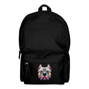 Amerikanischer Tyrann geometrische Kunst, Polygonkopf - Rucksack - Schwarz - Vorne