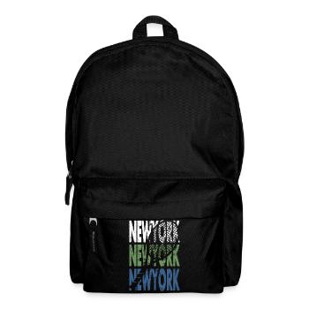 Tennis Shirt New York Turnier Amerika Design - Rucksack - Schwarz - Vorne