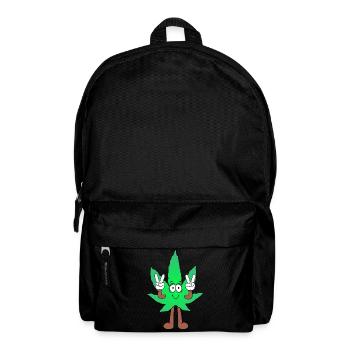 Der Bloom - Weed Cannabis Stoned Hanf Marihuana - Rucksack - Schwarz - Vorne