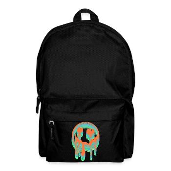 rétro vintage soleil visage soleils années 80 années 90 - Sac à dos - noir - Devant