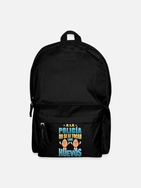 The police don't touch their balls - Backpack - black