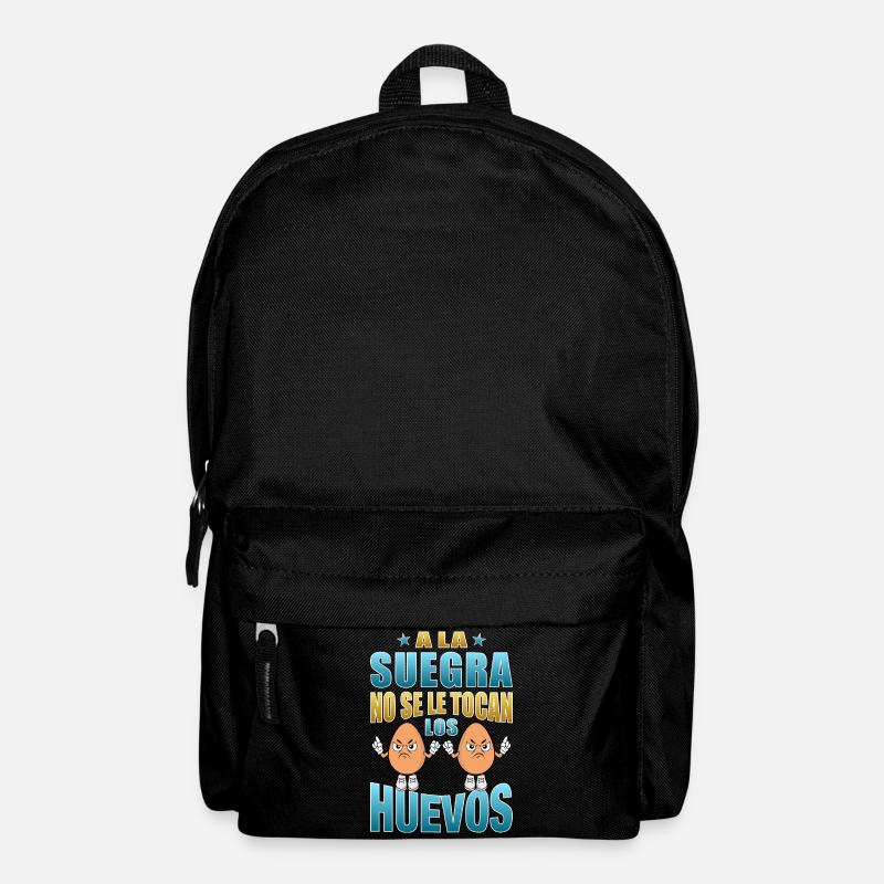 Die Schwiegermutter rührt ihre Eier nicht an - Rucksack - Schwarz