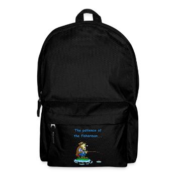 La patience du pêcheur - Sac à dos - noir - Devant