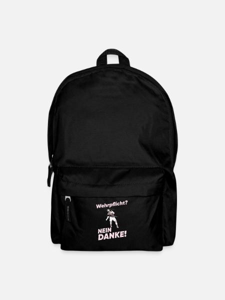 Wehrpflicht? Nein Danke! – Voice of Liberty - Rucksack - Schwarz