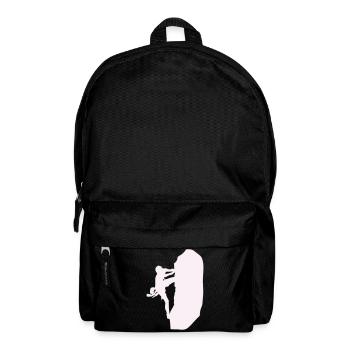 klettern_bergsteigen_silhouette- - Sac à dos - noir - Devant