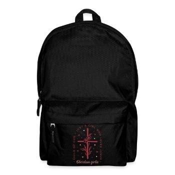 Christlich lustig nur ein Mädchen, das Jesus liebt Liebhaber - Rucksack - Schwarz - Vorne