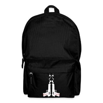 Rauchende Pistolen: Bang & Style - Rucksack - Schwarz - Vorne