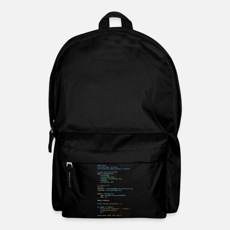 Programmierer Humor - Entwickler Logik und Technik - Rucksack - Schwarz