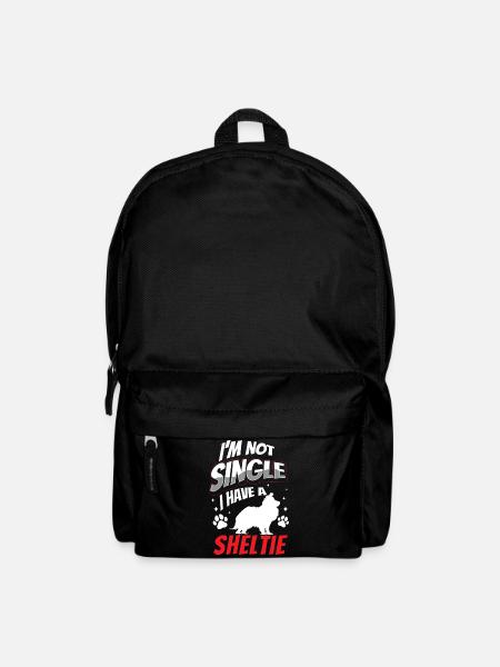 Sheltie nicht single Shetland Sheepdog - Rucksack - Schwarz