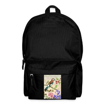 Colorful bird - Backpack - black - Front