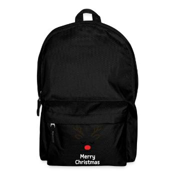 Cerf Rudolph Joyeux Noël doux - Sac à dos - noir - Devant