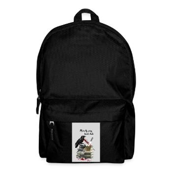 Moralisch Grauer Buchclub - Rucksack - Schwarz - Vorne