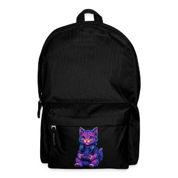 Cat Gaming Gamer Gaming Gaming Video Games - Backpack - black - Front