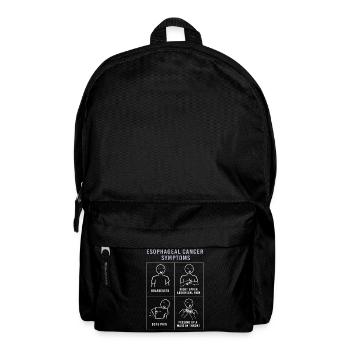 Krebs Speiseröhre Chemo Krebs-Überlebender - Rucksack - Schwarz - Vorne