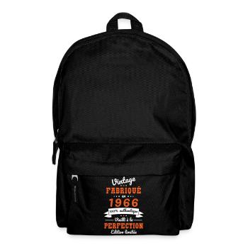 1966 – Vintage – Aged to perfection - Backpack - black - Front