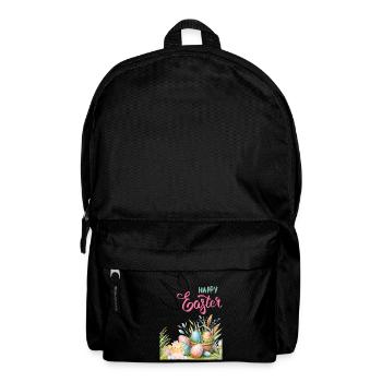 Panier de Pâques pastel et œufs - Sac à dos - noir - Devant