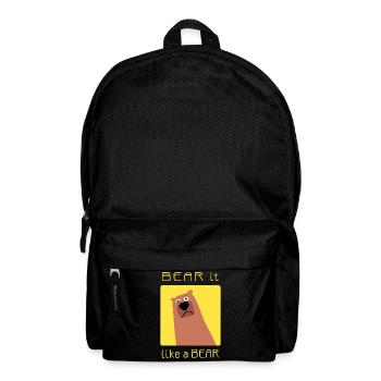 BEAR it like a BEAR - Rucksack - Schwarz - Vorne