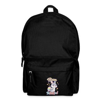 Bun Intended Easter Bunny - Backpack - black - Front