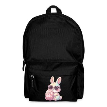 Herzblick Bunny Easter Egg - Backpack - black - Front